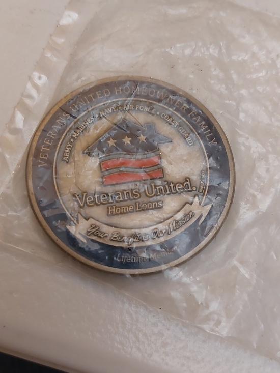 Vintage Other - Vintage NOS Veterans United Home Loans Challenge Coin